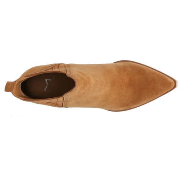 NEW Marc Fisher LTD Gadri Bootie Suede Natural Size 9M     3059 - Picture 7 of 16